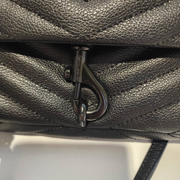 Rebecca Minkoff Black Chevron Crossbody Bag - Picture 11 of 11
